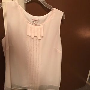 Dressy sleeveless top